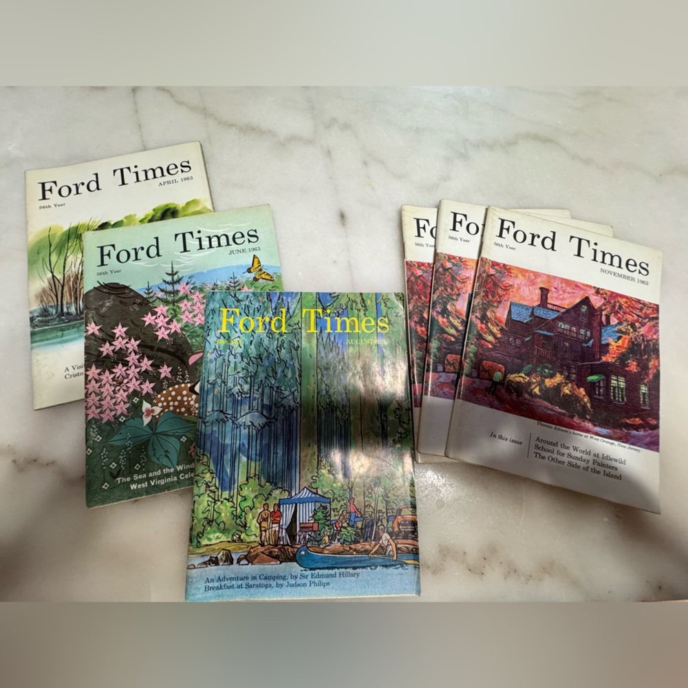 Vintage Ford Times Mini Magazines From 1962 / 1963 / 1964